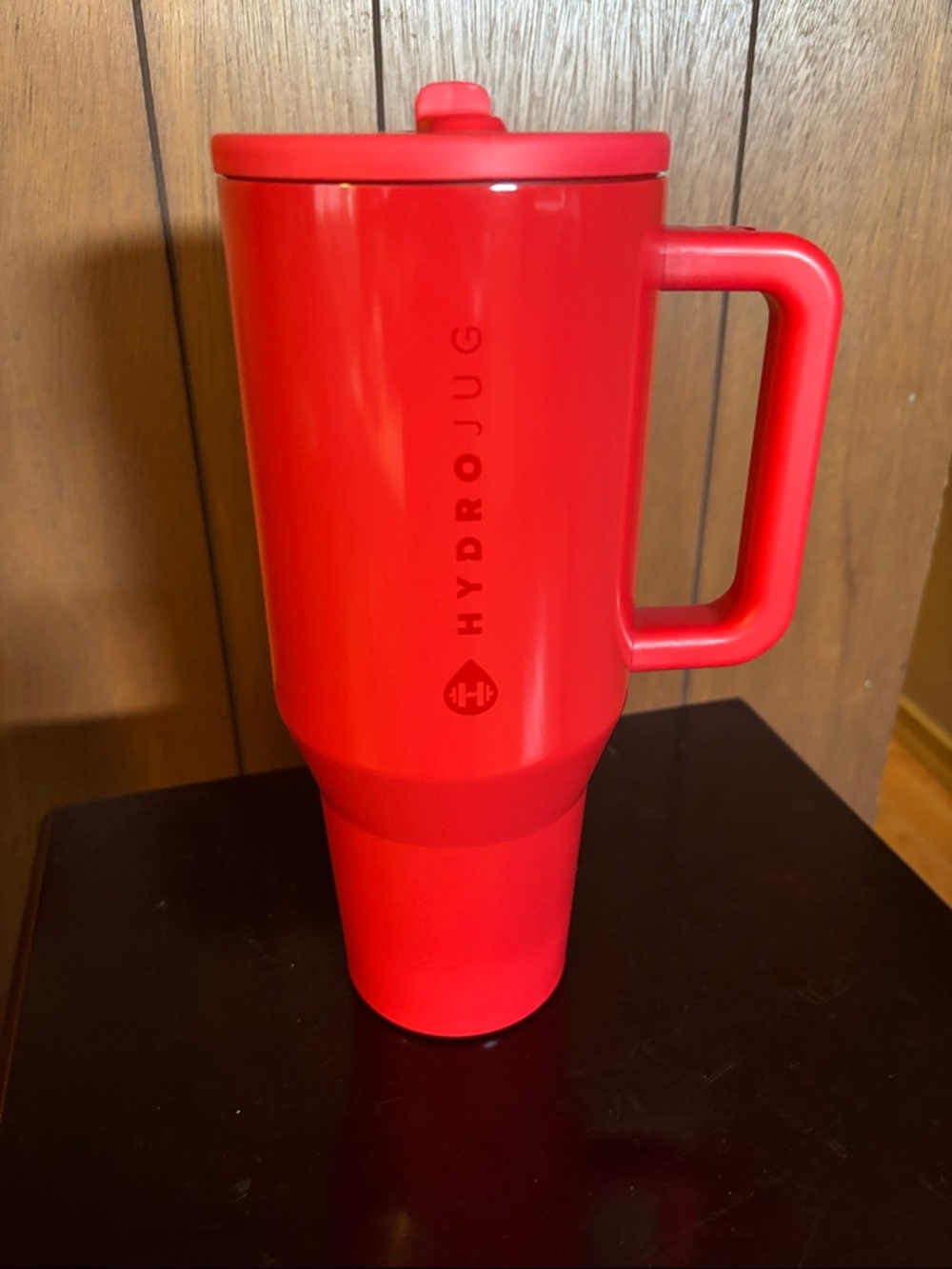 HydroJug Red Shine Insulated Travel Tumbler with Handle 40 oz